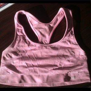 Light pink Champion sports bra